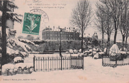 Sable Sur Sarthe - Neige - Chateau   -  CPA °J - Sable Sur Sarthe