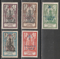 Inde N° 177 - 181 * France Libre - Ongebruikt