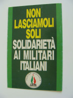 MSI, Movimento Sociale Italiano, Guerra Golfo Persico. PARTITO  PUGLIA  VOTAZIONI PARTITO POLITICO NON  VIAGGIATA - Parteien & Wahlen