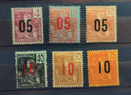 03 - 24 - Indochine - N° 59 à 64 * - MH - Unused Stamps