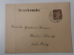Enveloppe, Oblitéré Luxembourg 1944, WW2 - 1940-1944 Occupation Allemande
