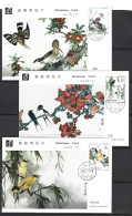 CHINE. N°2535-9 Sur 5 Cartes Maximums (Maximum Cards) De 1982. Oiseaux. - Cartoline Maximum