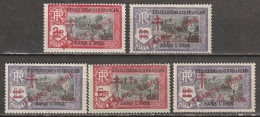 Inde N° 203, 204, 207, 212, 215 * France Libre - Unused Stamps