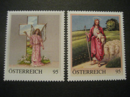 Österreich- PM Ostern 2024, Engel Und Jesus Ungebraucht - Sellos Privados