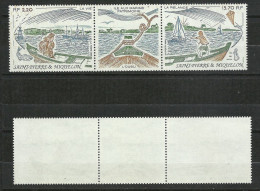 Saint Pierre Et Miquelon SPM Bande Bande N° 509A Pêche Île Aux Marins  Neufs * * TB = MNH VF Voir Scans  Soldé   ! ! ! - Ungebraucht