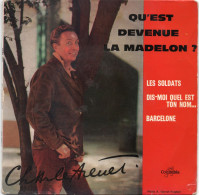 DISQUE VINYL 45 T DU CHANTEUR FRANCAIS CHARLES TRENET - QU'EST DEVENU LA MADELON - Altri - Francese