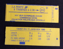 FRANCE CARNET N°  2614-C8   NEUF **  NON OUVERT  TTB  FRAIS DE PORT 1.39 Euros - Modernes : 1959-...