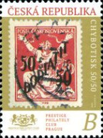 1089 Czech Republic STAMP ON STAMP: THE PRINTING ERROR 50/50 DOPLATIT STAMPS 2020 - Neufs