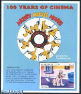Maldives 1996 100 Years Cinema, Pluto S/s, Mint NH, Performance Art - Film - Art - Disney - Cinema