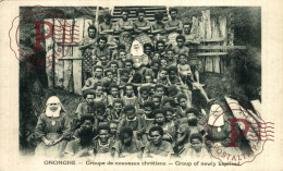 OCEANIA. PAPUA NUEVA GUINEA. ONONGHE GROUPE DE NOUVEAUX CHRETIENS - Papouasie-Nouvelle-Guinée