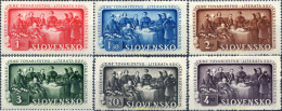 728045 HINGED ESLOVAQUIA 1942 150 ANIVERSARIO DE LA SOCIEDAD LITERARIA ESLOVACA - Nuevos