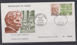 Niger FDC 1975 327 Docteur A Schweitzer Niamey - Niger