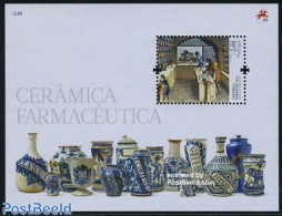 Portugal 2008 Pharmaceutic Ceramics S/s, Mint NH, Health - Health - Art - Ceramics - Unused Stamps