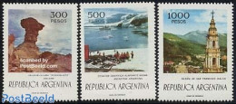 Argentina 1977 Definitives 3v, Normal Paper, Mint NH, Transport - Ships And Boats - Neufs