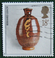 18 P POTTERY Poterie D'art (Mi 1122) 1987 Used Gebruikt Oblitere ENGLAND GRANDE-BRETAGNE GB GREAT BRITAIN - Gebraucht