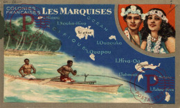 OCEANIA. LES COLONIES FRANCAISES LES MARQUISES - Polinesia Francese