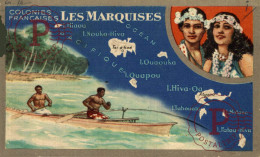 OCEANIA. LES COLONIES FRANCAISES LES MARQUISES - Polynésie Française