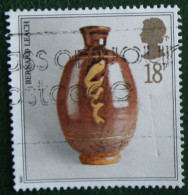 18 P POTTERY Poterie D'art (Mi 1122) 1987 Used Gebruikt Oblitere ENGLAND GRANDE-BRETAGNE GB GREAT BRITAIN - Gebraucht