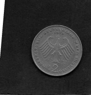 Allemagne - 2 Deutsche Mark 1969 - K. Adenauer - 2 Marchi