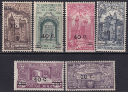 Portugal 1933 Sc 543-8 Mundifil 554-9 Set MH* - Unused Stamps