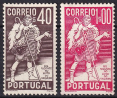 Portugal 1937 Sc 572-3 Mundifil 577-8 Set MH* - Unused Stamps
