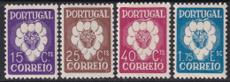 Portugal 1938 Sc 575-8 Mundifil 579-82 Set MH* - Ungebraucht