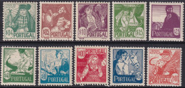 Portugal 1941 Sc 605-14 Mundifil 607-16 Set MH* - Ungebraucht