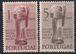 Portugal 1949 Sc 711-2 Mundifil 713-4 Set MLH* - Nuevos