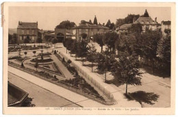 SAINT-JUNIEN - Entrée De La Ville - Les Jardins - (23 AOUT 1949) - - Saint Junien