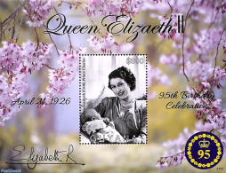 Guyana 2021 Queen Elizabeth II 95th Birthday S/s, Mint NH, History - Kings & Queens (Royalty) - Familias Reales