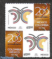 Mexico 2021 Joint Issue Colombia 2v S-a, Mint NH - Mexiko
