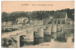 SAINT-JUNIEN - Pont Et Notre-Dame Du Pont - (Vers 1940?) - - Saint Junien