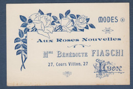 LYON - Modes - Mme Bénédicte FIASCHI - Visiting Cards