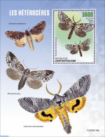 Central Africa 2023 Moths, Mint NH, Nature - Insects - Repubblica Centroafricana