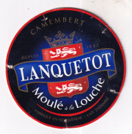 Etiquette  Ou Dessus De Boîte  De Fromage -  CAMEMBERT LANQUETOT - Cheese