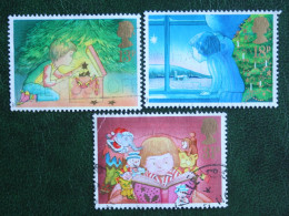 Natale Weihnachten Xmas Noel (Mi 1126-1127 1129) 1987 Used Gebruikt Oblitere ENGLAND GRANDE-BRETAGNE GB GREAT BRITAIN - Used Stamps