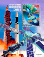 Central Africa 2023 Skylab, Mint NH, Transport - Space Exploration - Repubblica Centroafricana