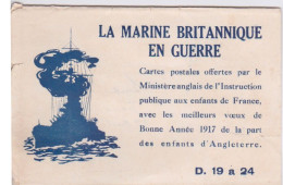 3 CPA BATEAUX  MILITAIRE  - MARINE BRITANIQUE EN GUERRE - Warships