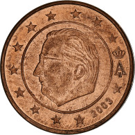 Belgique, Albert II, 2 Euro Cent, 2003, Bruxelles, SUP, Cuivre Plaqué Acier - Belgique