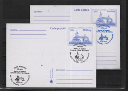 Moldavien Michel Cat.No. Postal Stat  Card Issued  3.6.2017  CTO Diff Colours - Moldova