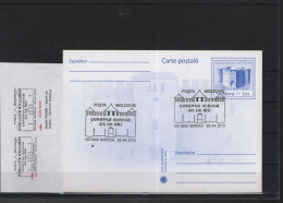 Moldavien Michel Cat.No. Postal Stat  Card Issued  2,4.2013 Cto Diff Cls - Moldawien (Moldau)