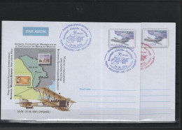 Moldavien Michel Cat.No. Postal Stat  Card Issued 24.6.2016 CTO Diff Colours - Moldawien (Moldau)