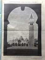 L'Illustrazione Popolare 27 Luglio 1902 Crollo De Campanile Di San Marco Venezia - Otros & Sin Clasificación