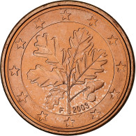 République Fédérale Allemande, Euro Cent, 2003, Stuttgart, SPL, Cuivre - Duitsland