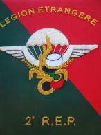 FANION DES PARACHUTISTES LEGION ETRANGERE 2° REP (CANNETILLE) - Armée De Terre