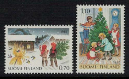 1981 Finland, Christmas Set MNH. - Unused Stamps