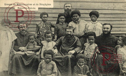 OCEANIA. PAPUA NUEVA GUINEA. Groupe De Missionnaires Et De Néophytes Nouvelle Guinée - Papouasie-Nouvelle-Guinée