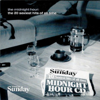 THE MIDNIGHT HOUR - CD IRELAND ON SUNDAY - POCHETTE CARTON 20 SEXIEST HITS OF ALL TIME-ELTON JOHN-MARVIN GAYE-INXS ETC. - Altri - Inglese