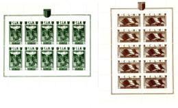 ITALIE TIMBRES EMIS EN BLOC POUR LA LIBERATION DU VAL D'AOSTE EN 1945. - Sammlungen