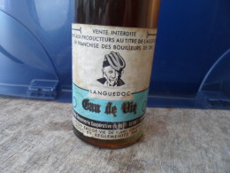 Ancienne Bouteille Eau De Vie  Cooperative D Ornaisons 41.7 O 70 Cl - Spiritueux